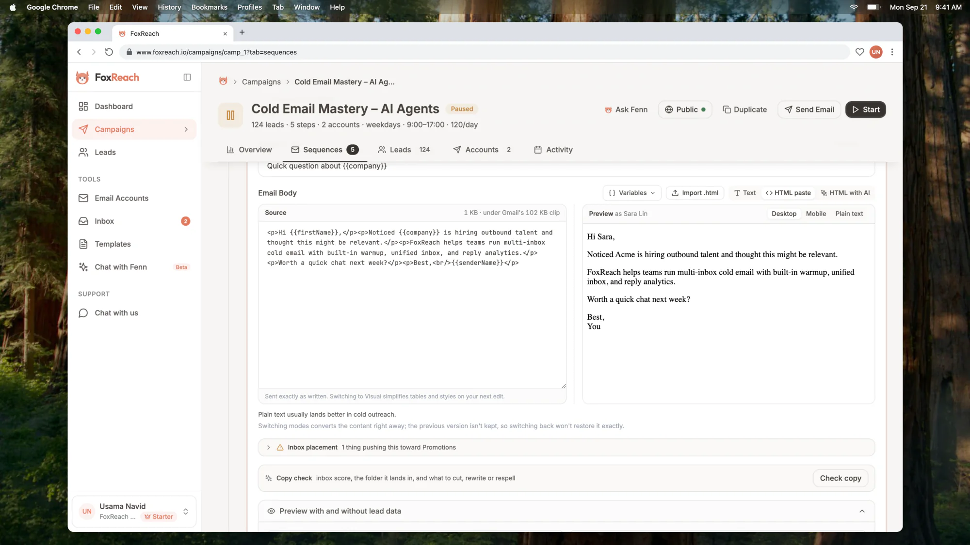 The step editor with Text, HTML paste and HTML with AI modes